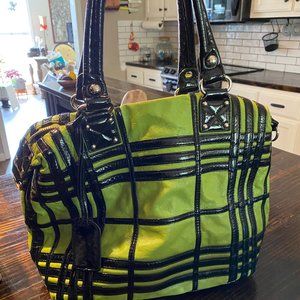 Badgley Mischka American Glamour Leather Tote
